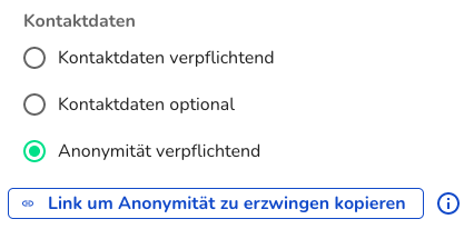 Anonymität