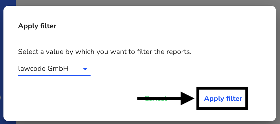 Apply filter subsidiary