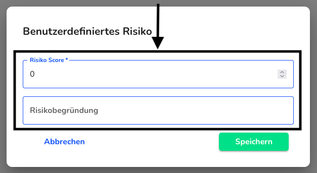 Benutzerdefiniertes Risiko