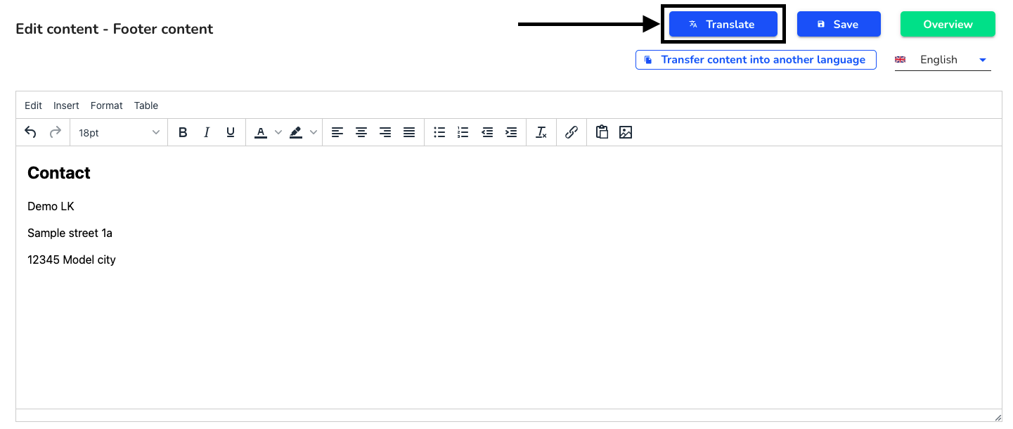 Translate legislation