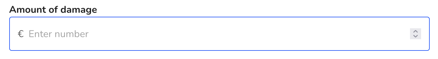 number field form