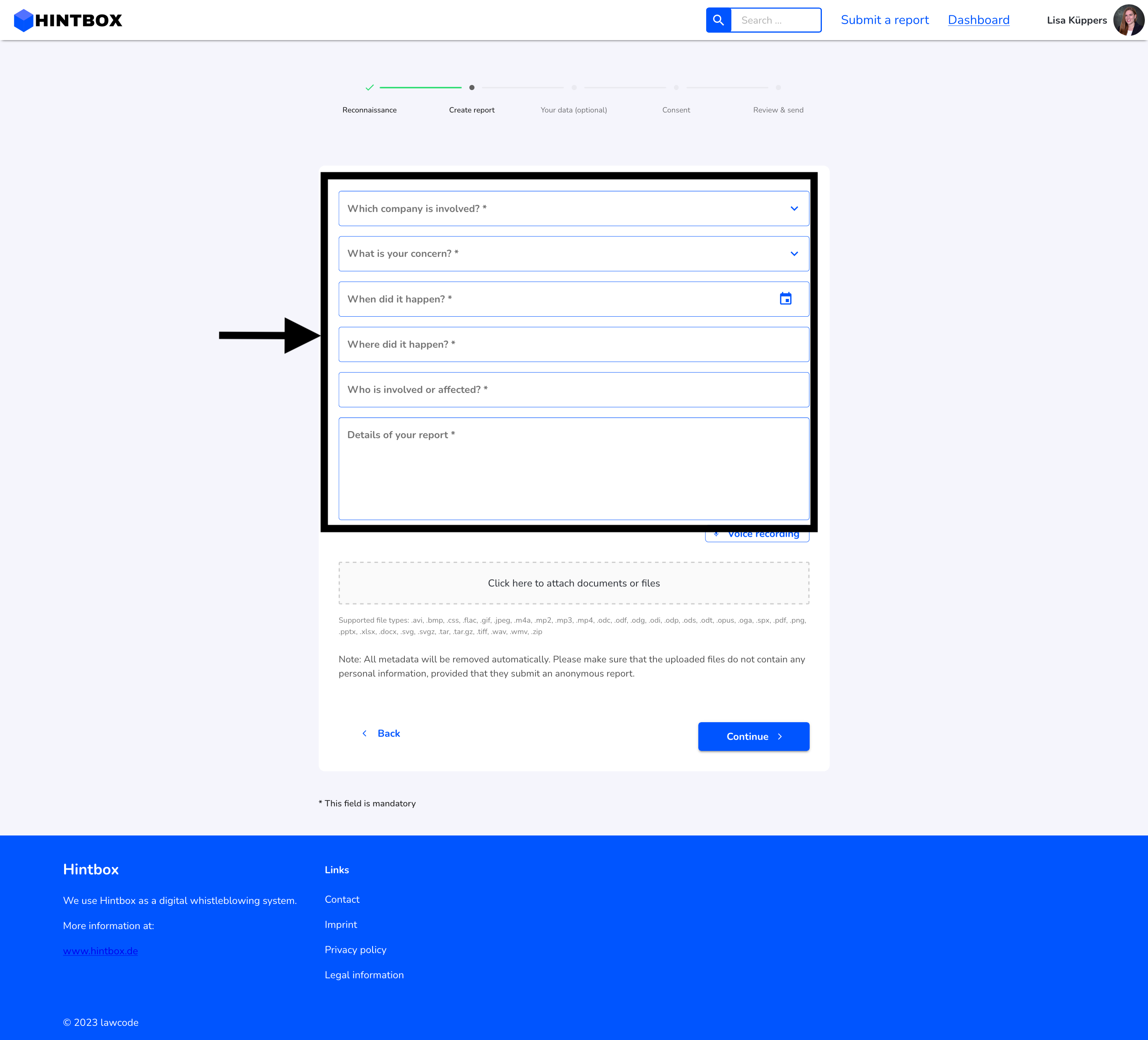 Create Report Manager