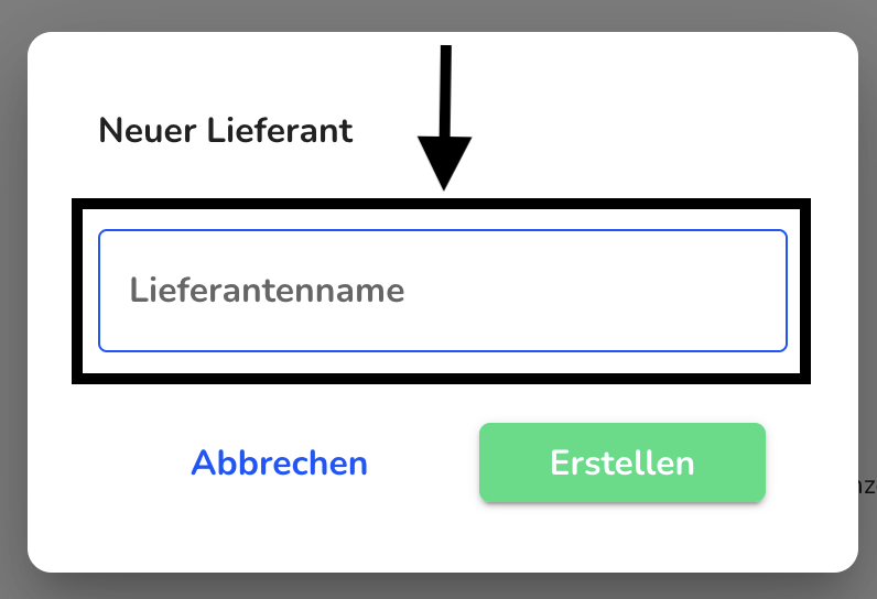 Lieferantenname