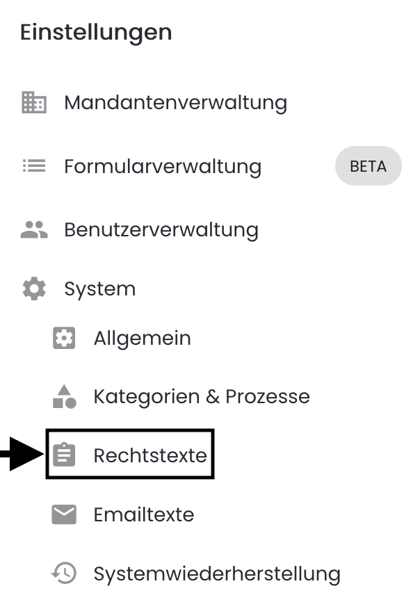 Rechtstexte