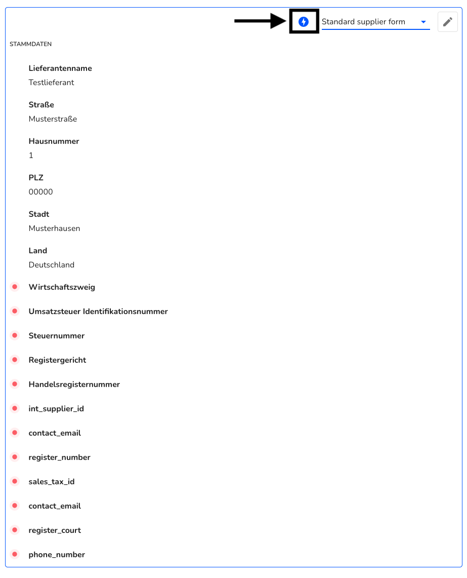 Risikoeinschätzung Lieferant