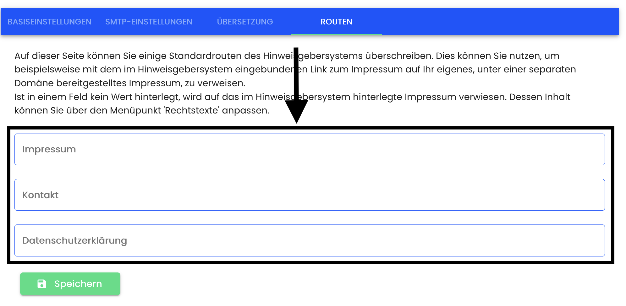 RoutenÜbersicht