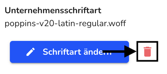 SchriftartLöschen