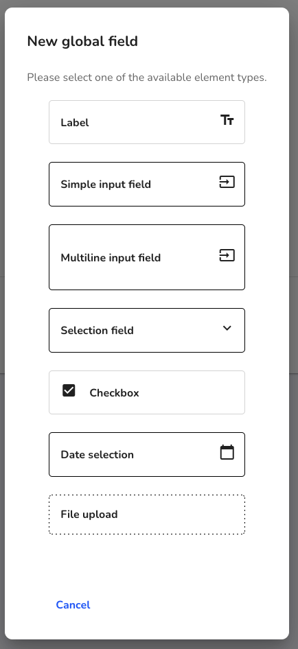 new global field