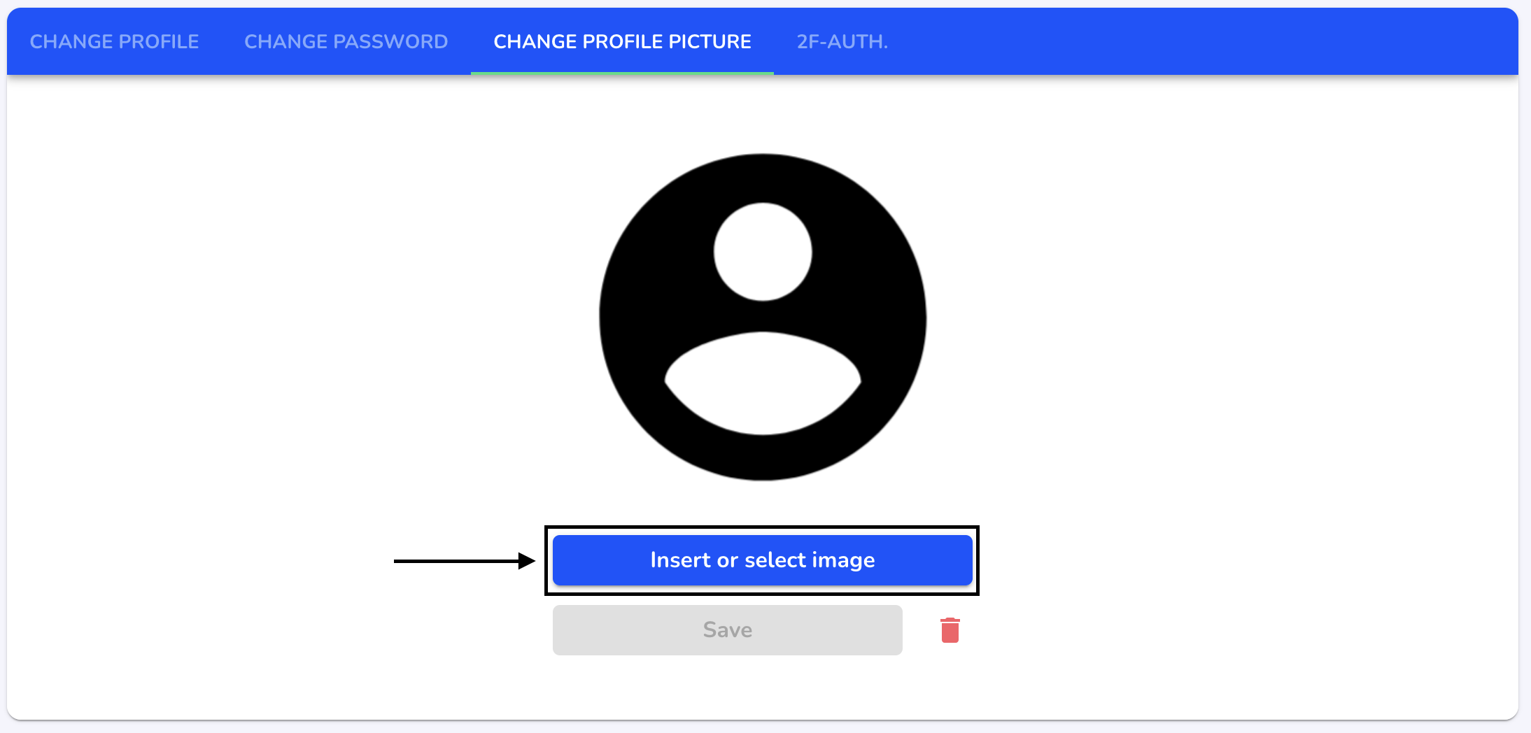 insert or select image