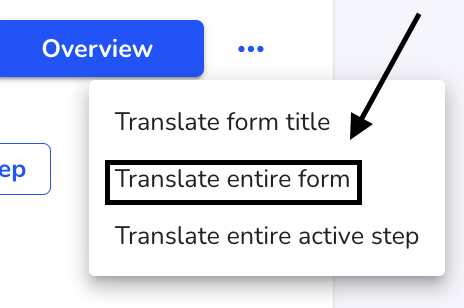 translate entire form