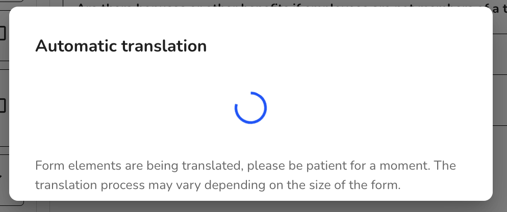 automatic translation