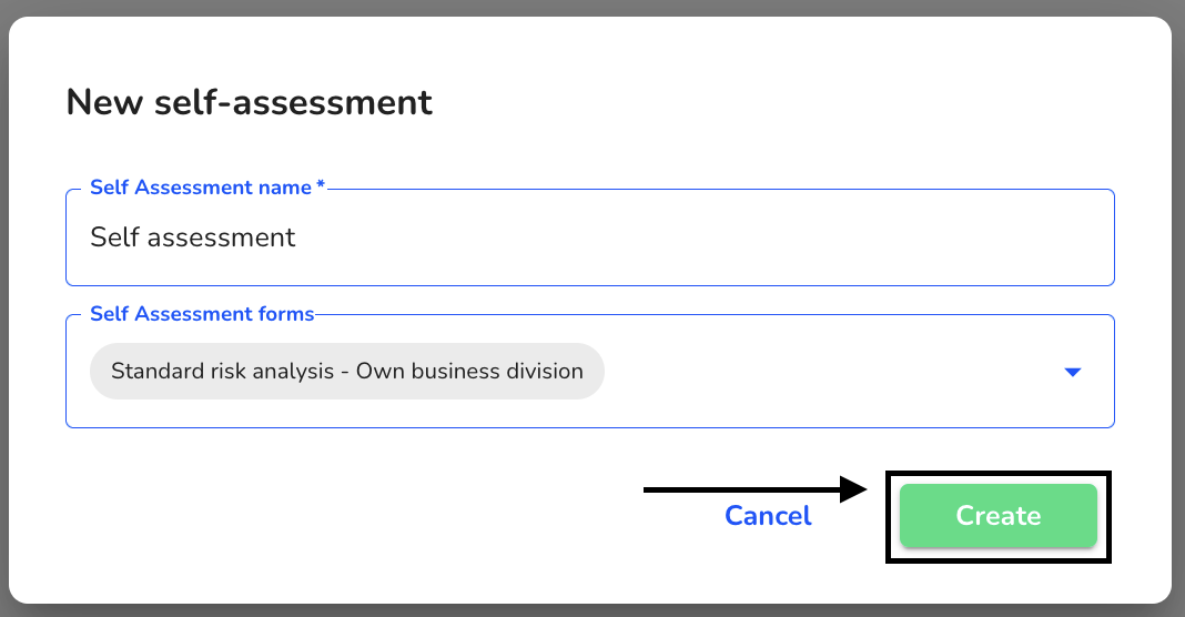 create self assessment