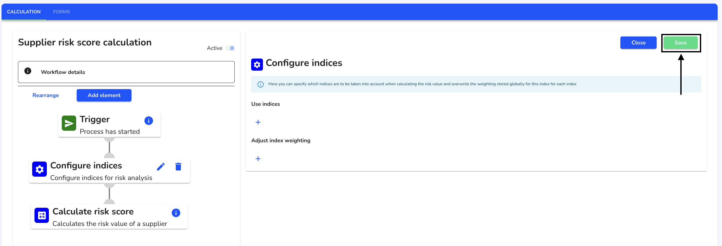 save edit configure indix