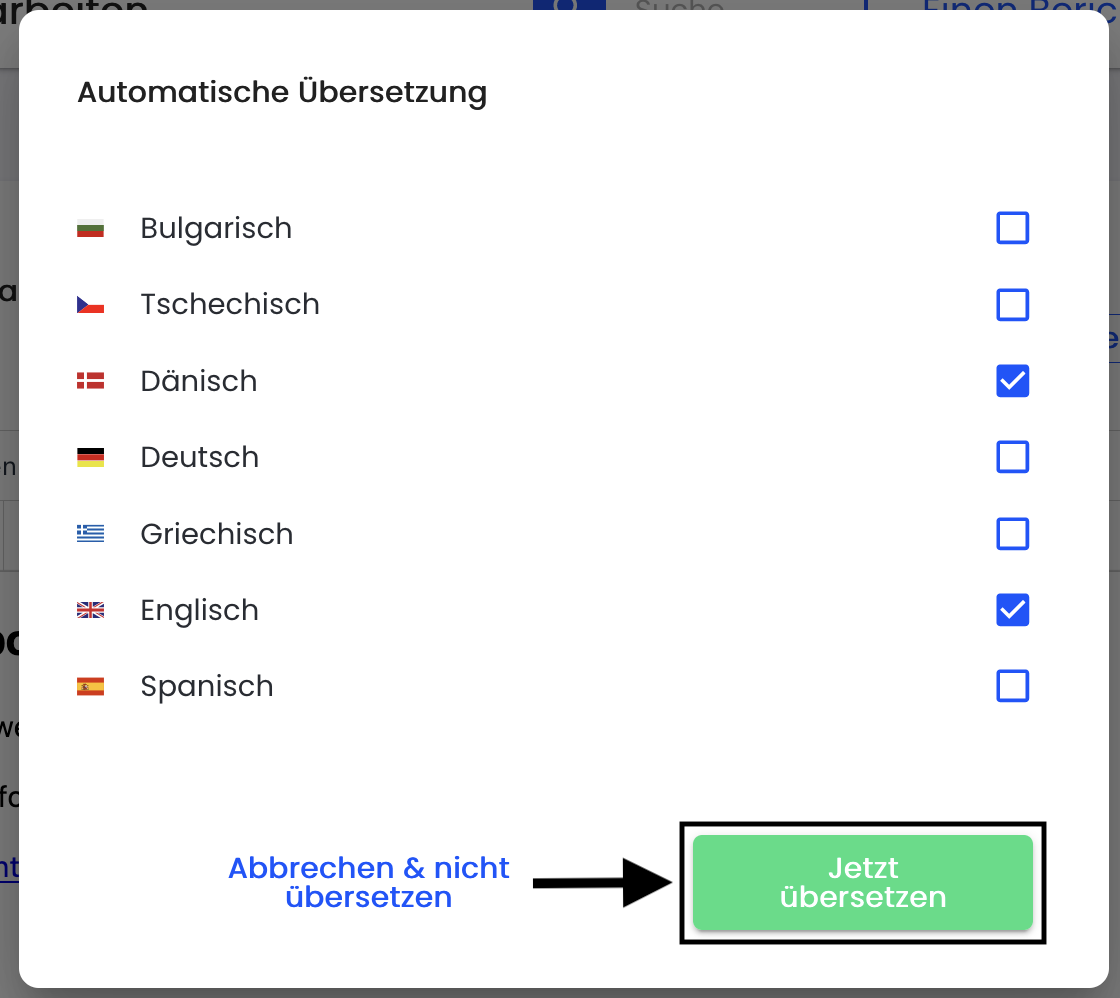 SprachenSpeichern