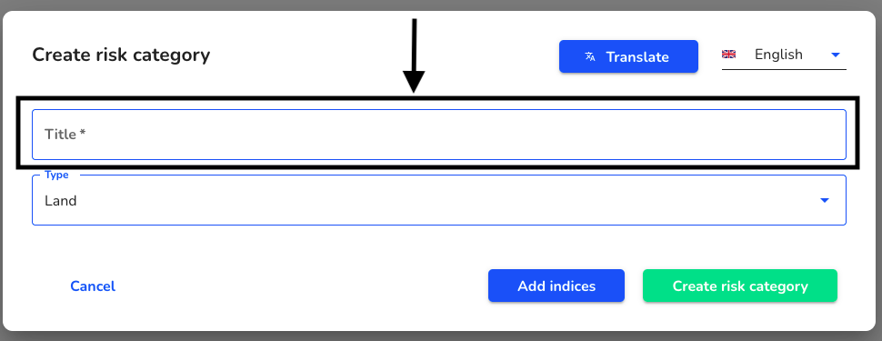 Title risk categories