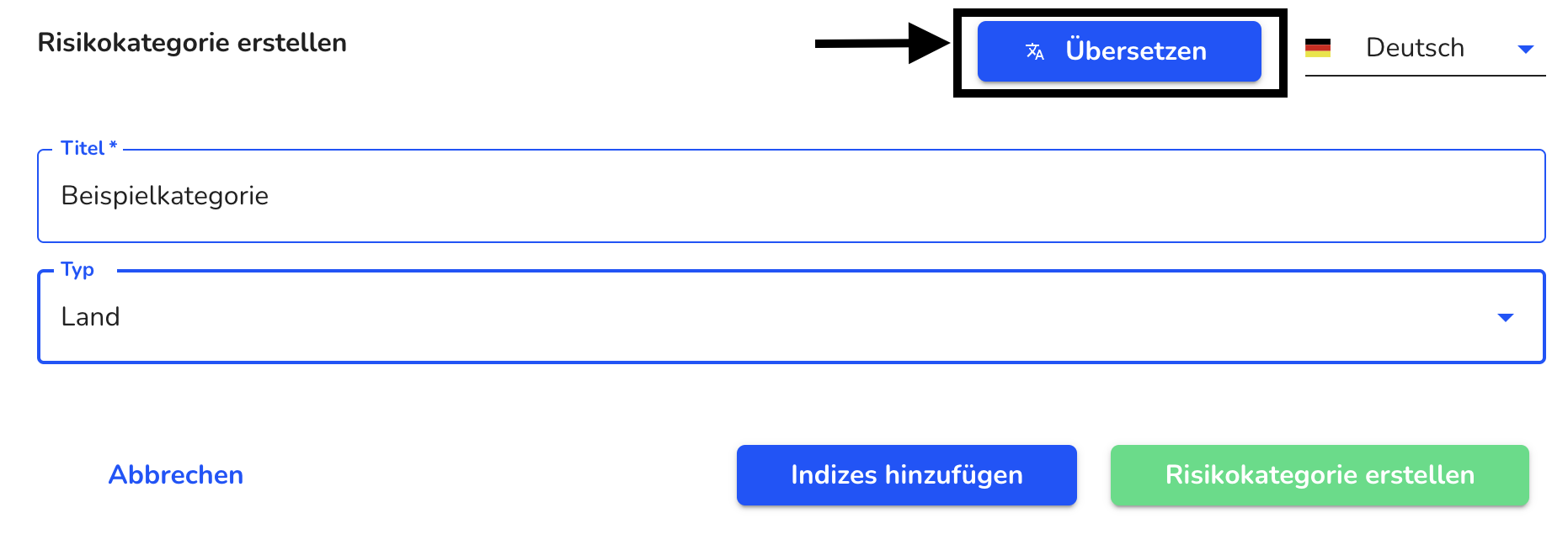 Übersetzen