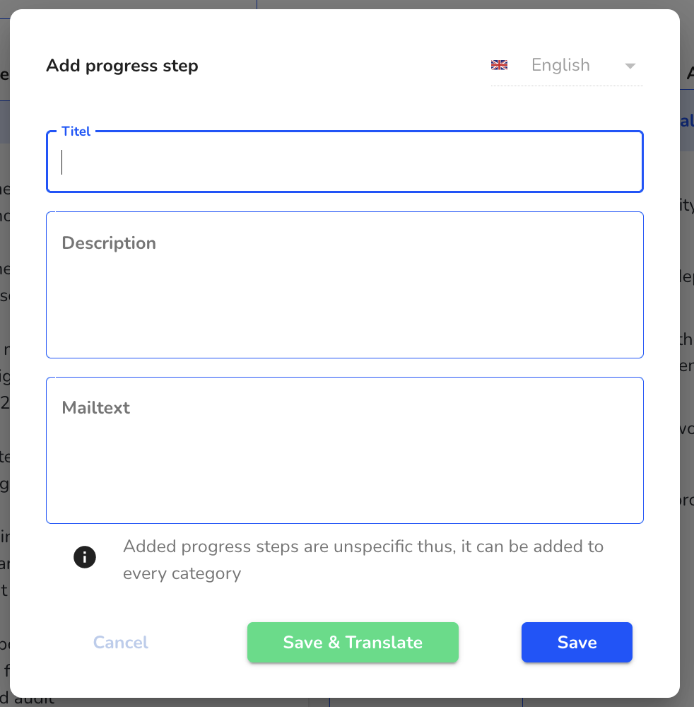 add a process step