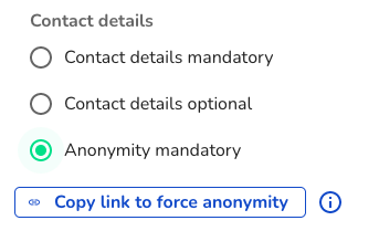 anonimity mandatory